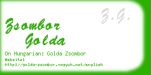 zsombor golda business card